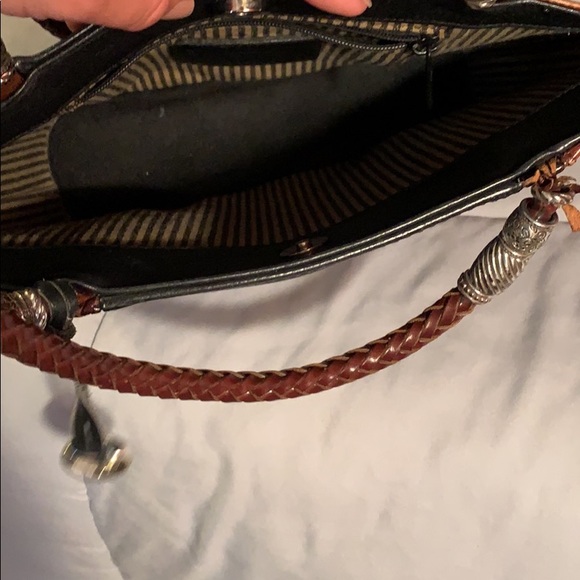 Brighton Delores black brown leather bag - Picture 3 of 8